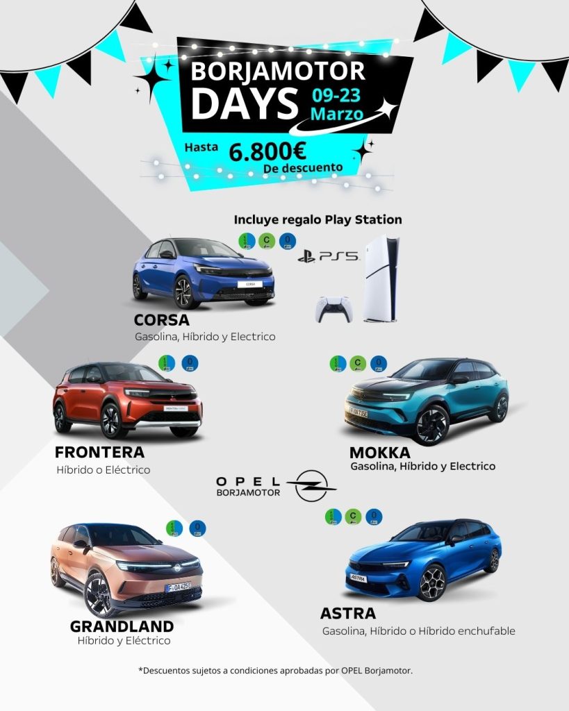 Borjamotor Days opel 2026 vertical